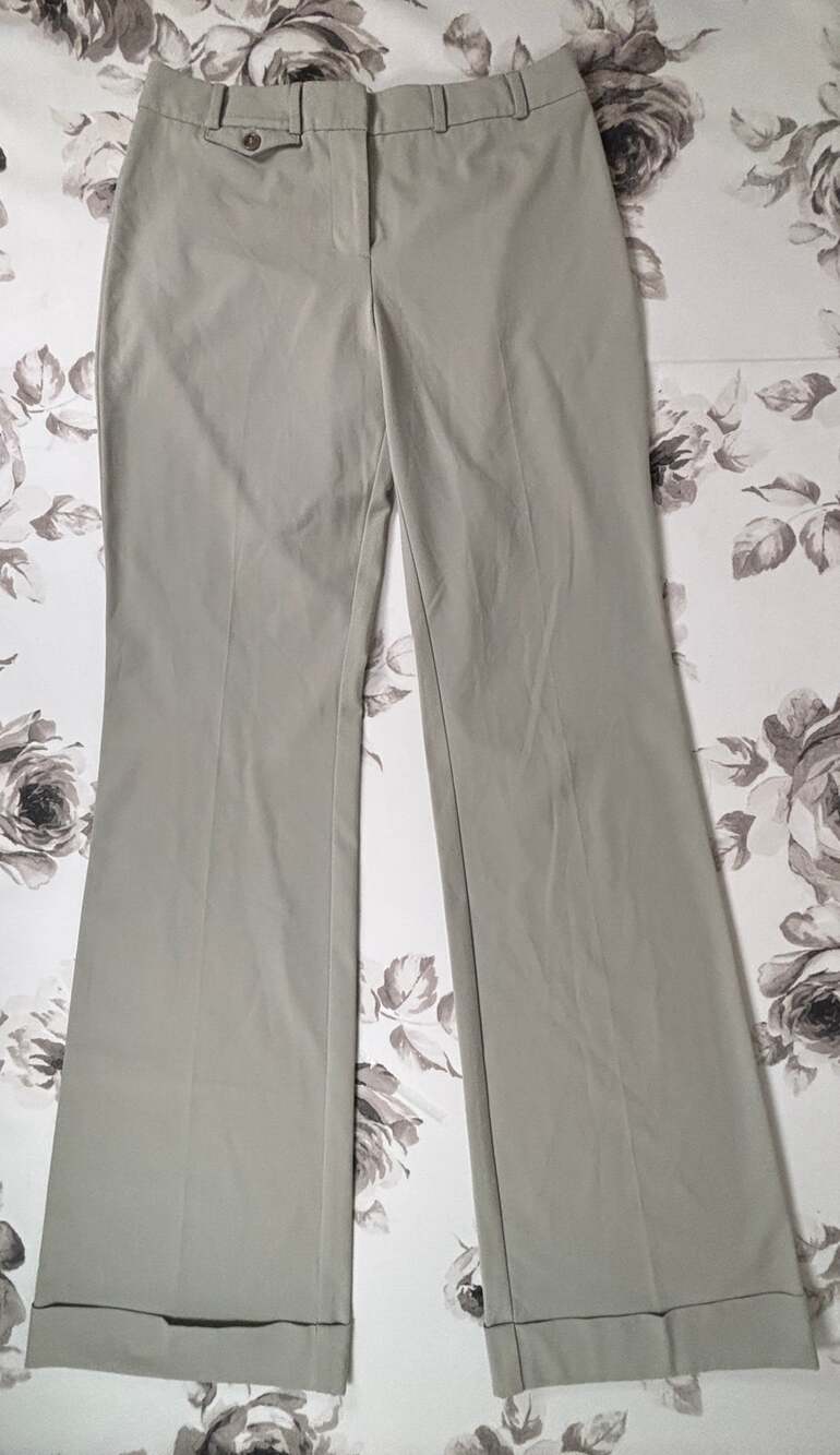 Women's Vintage The Limited Stretch bootcut Y2K slacks with cuffs size 4 L
